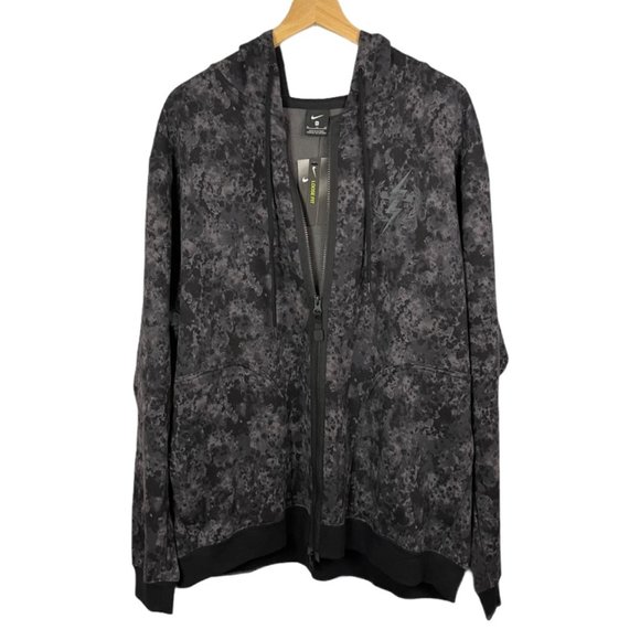Nike LeBron Camo Fleece Full-Zip Jacket – Size XL - Picture 1 of 6